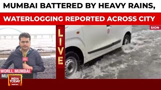 Mumbai Rains: Waterlogging, Traffic Jams & Red Alert Amidst Incessant Downpour