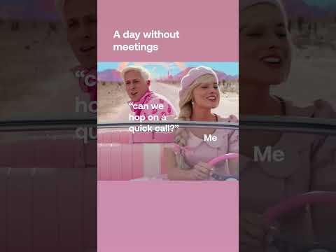 POV: a day without meetings #shorts