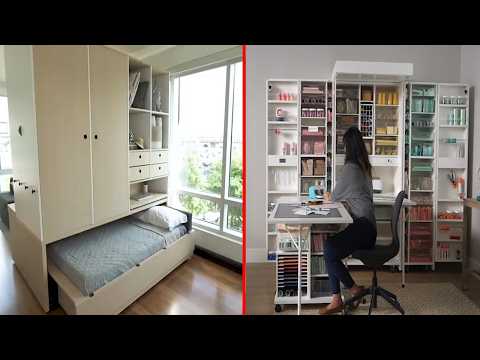 Brilliant Space Saving Ideas & Hidden Storage Solutions with Smart Furniture