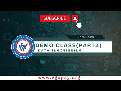 Data engineering|Demo class (Part 3 )
