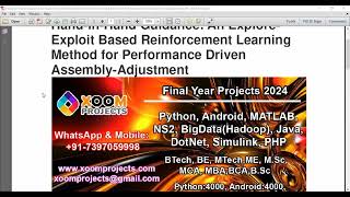 Hand in Hand Guidance An Explore Exploit Based Reinforcement Learning Method for Performance Driven