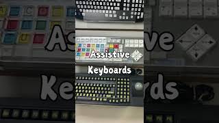 Assistive Keyboards ⌨️#AccessibleTechnology #keyboards #accessibledesign #accessiblekeyboard