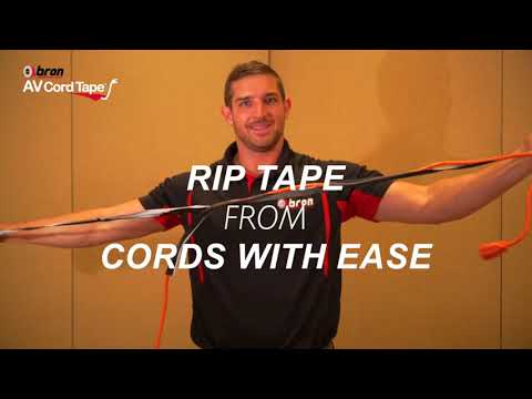 Bron AV Cord Tape™ Product Overview | Bron Tapes