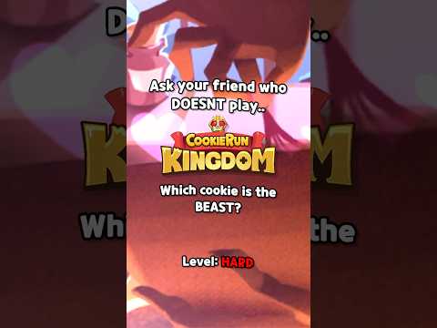 Ask your friend which CRK COOKIE is a BEAST..🤨💞 || #cookierun #cookierunkingdom #crk