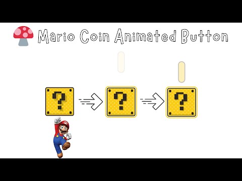 🍄 Mario Coin Animated Button - Gamified Interaction for Your Website 🪙