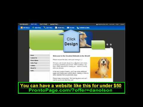 Beginners! How to make your own website - Online website builder