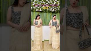 Day 3 of Basic vs Better #grwm  #sareelove #sareedraping #blouse  #fashion #styling