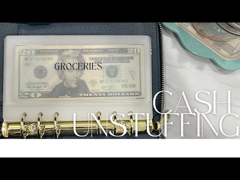 Cash Unstuffing | Credit Card Spending #cashenvelopes #cashstuffing #cashunstuffing #creditcards