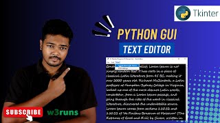 Create a Notepad-Like Text Editor Using Python Tkinter