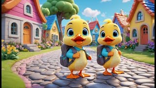 Two Little Ducks Learn to Spell | Spelling Song for Kids | Fun ABC Words with Ducks