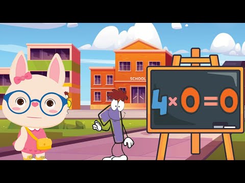 Multiplication Table  0 & 1 - FUN Learning multiplication video for preschoolers & kindergarten kids