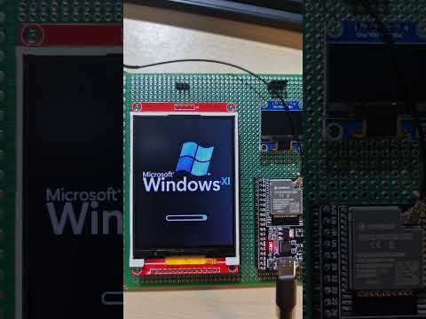ESP32 Windows animation #shorts #esp32 #lcd #windows