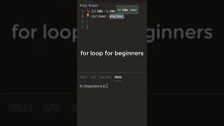For Loop For Beginners