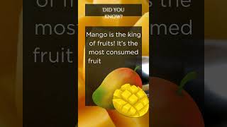 Did you know! #facts #food #MangoMadness #FruitKing #GlobalEats #DidYouKnow #TropicalVibes