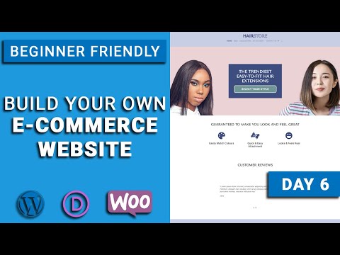 How to Make a Website For Selling Hair | E-commerce Website | Day 6