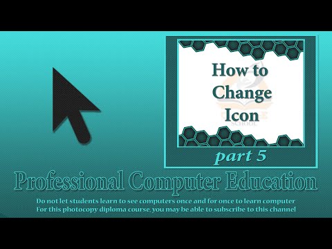 Change mouse icon / See how you change mouse icon in this video / Computer Education part 5