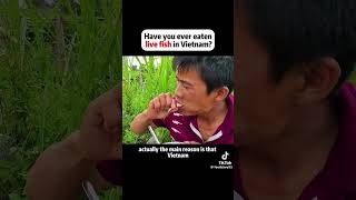 Have you ever eaten live fish in Vietnam? #vietnam #fishing #livefishfood #viral