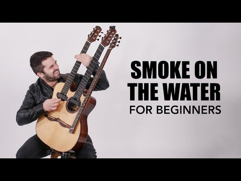 SMOKE ON THE WATER for beginners (Deep Purple) - Luca Stricagnoli