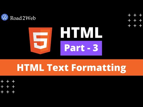 Html text formatting -  html tutorial for beginners to advance step by step