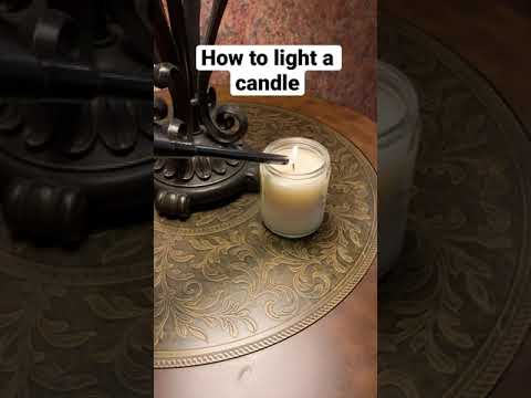 How to light a candle #shorts