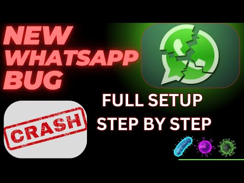 WhatsApp new SC BUG // WhatsApp bug virus 😈