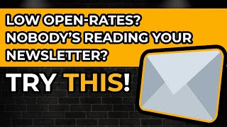How to get MORE email opens? (Fix to low email open rates)