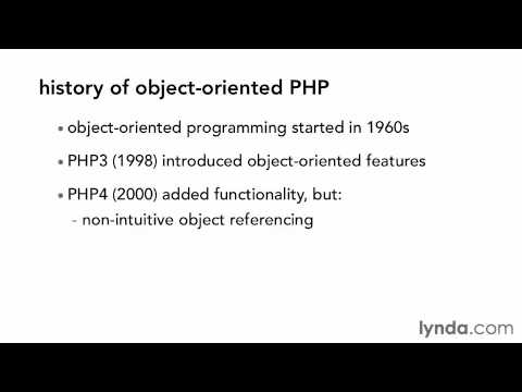 04 The history of object-oriented PHP