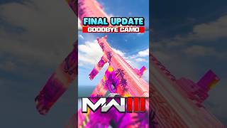 The "GOODBYE" Camos in MW3 🥲