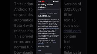 Android 16 Beta 4 Update Available for Pixel 9 Pro, 9 Pro XL, 9, 8 Pro, 8, 7 Pro #android16 #shorts