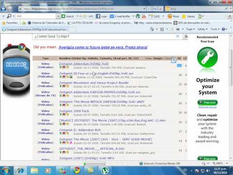 Como bajar musica, pelis, juegos y programas con Utorrent