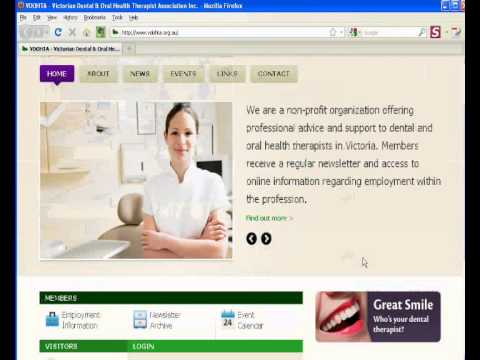 VDOHTA Website Walkthrough