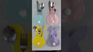 30 Minutes Craft - Bunny Pouches /(^x^)\ #cute #diy #craftsforkids #easter #cutestuff #kawaiicraft