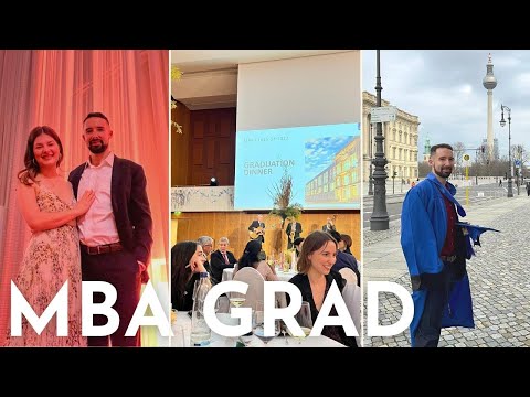We moved to Berlin for his MBA and now he's finished!