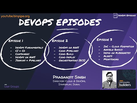 DevOps Episodes 03 | AWS User Group Malta, Europe | Prasanjit Singh