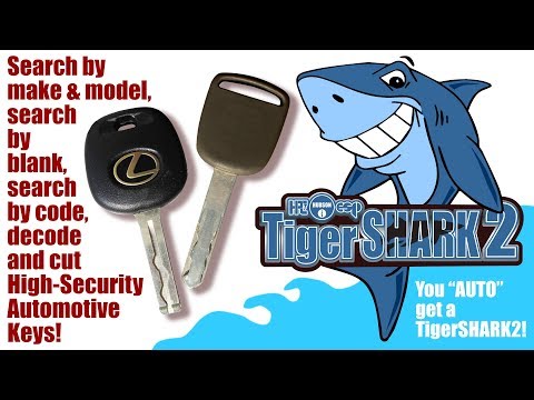 TigerSHARK2 cuts Car Keys