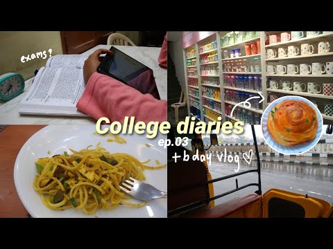 this is how my routine life goes 🌧️📑 - College diaries| ep. 03
