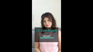 11. Coin Supply | learn cryptotrading in 1 min.CLWT #cryptotrading #trending #cryptocourse