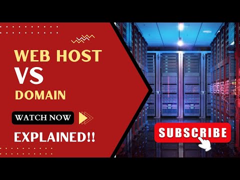 Web Hosting vs. Domain: What’s the Difference & How They Work Together!