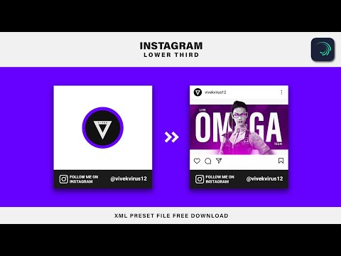 How To Make Instagram Lower Third Animation In Alight Motion | Alight Motion Tutorial
