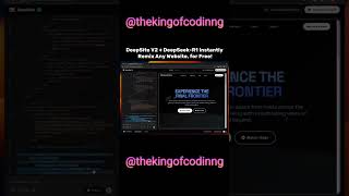 Remix Any Website in 1 Click – FREE Tools! | #thekingofcoding #deepseek #ai