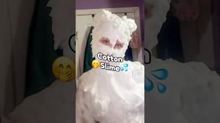 🫧Let’s make cotton slime!? #cottonslime #slime #testinghacks #cute #diy #diyprojects