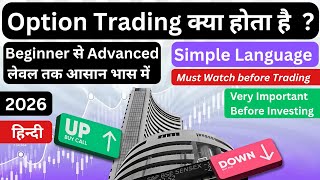Options Trading for Beginners 2026 | Basics of Options Trading in Hindi #trading  #optionstrading