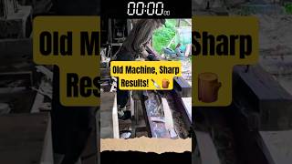 Traditional Wood-Cutting Machine – Manual Power, Precise Results!