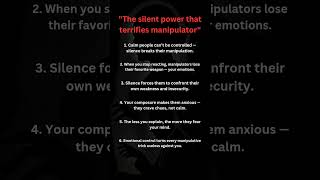 🧐"There’s a kind of power that doesn’t shout"🎭#SilentPower #CalmIsPower #MindPower #DarkTruths