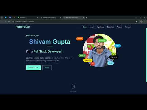 🔥 React Animated Portfolio Website |  Theme 🌗 | Changing Themes, Changing Vibes -Portfolio Edition!