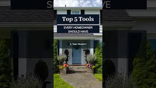 Top 5 Tools Every Homeowner Should Have #givemefive #top5 #tools #home #shorts