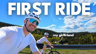 I tried cycling with my girlfriend for the FIRST TIME (becoming a cyclist ep. 11)