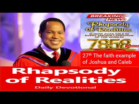 26th Mar,25: The Faith-Examples of Joshua and Caleb
