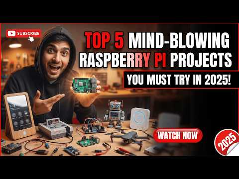Top 5 Mind-Blowing Raspberry Pi Projects You Must Try in 2025! #iotgyaan
