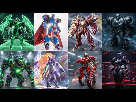 Trust me, It's AI but it ain't slop | Superhero Mechas Showcase